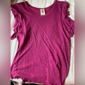 fuchsia free ppl top